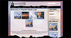Desktop Screenshot of hopefulmusic.com