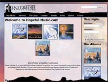 Tablet Screenshot of hopefulmusic.com